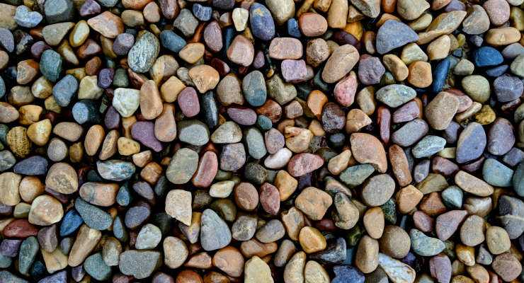 Riverstones and Pebbles as fillers