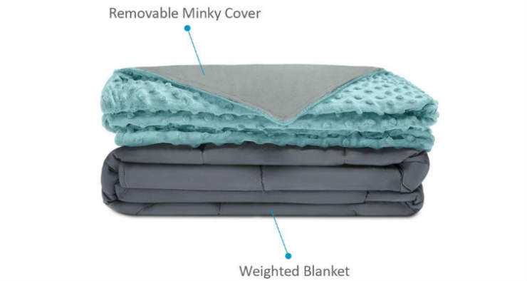 Quility Kids Weighted Blanket - Aqua